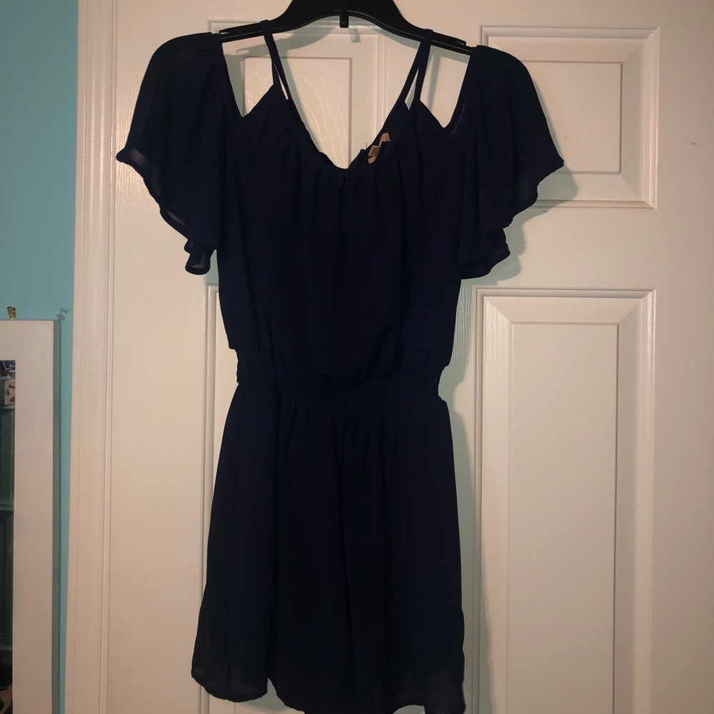 DARK BLUE ROMPER